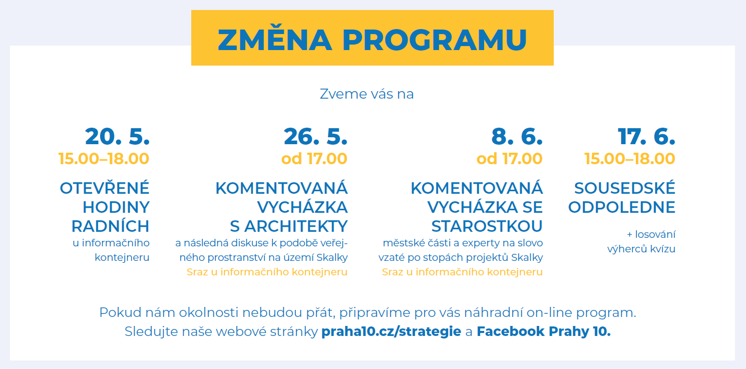 Program plánovacího kontejneru na Skalce Program plánovacího kontejneru na Skalce